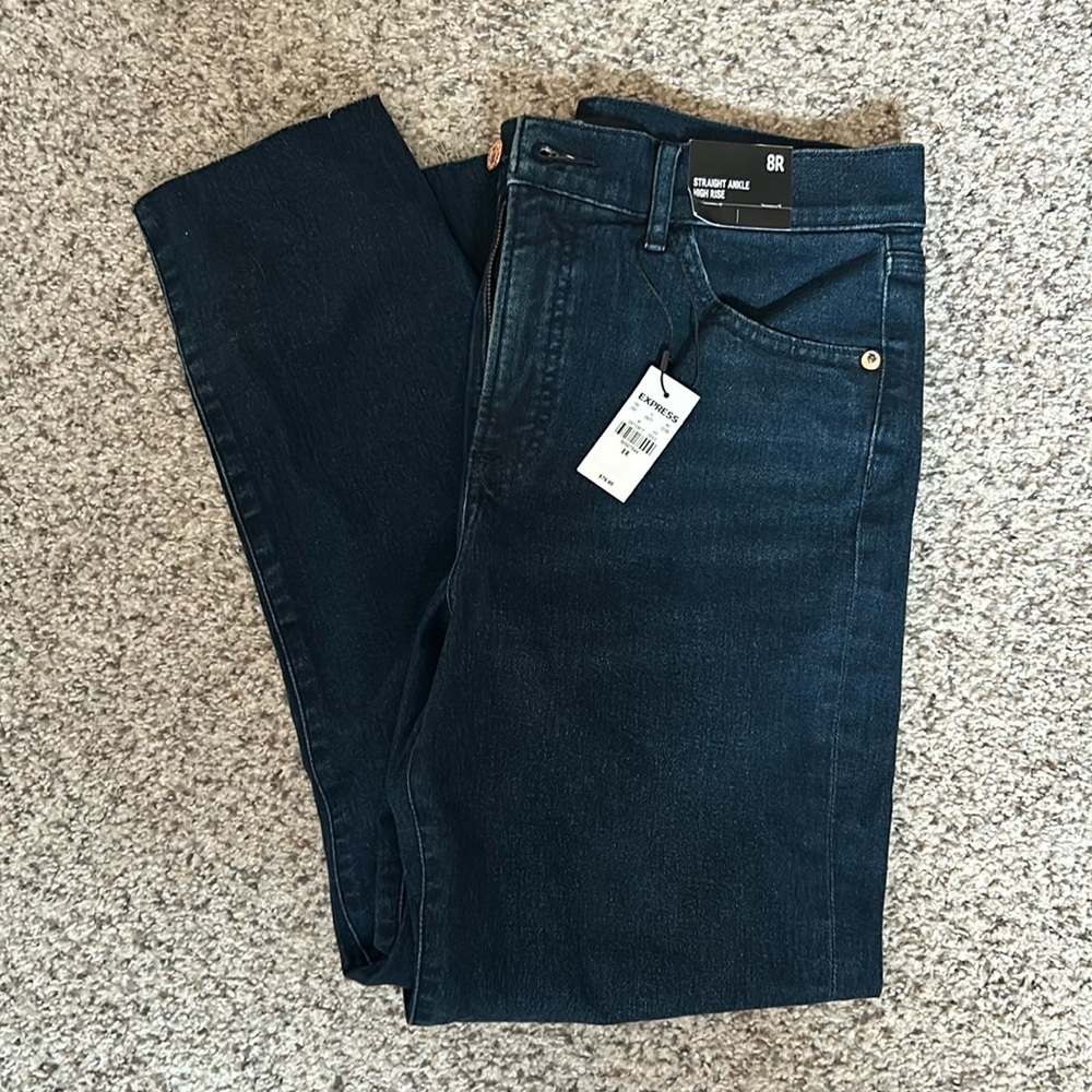 Express straight ankle high rise 8R